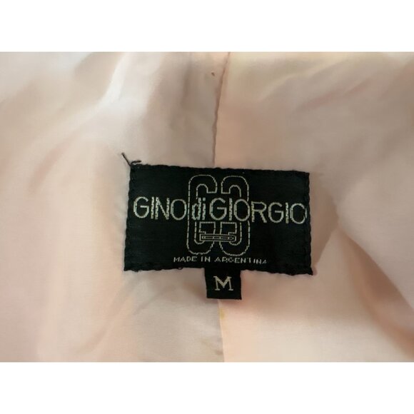 Gino di Giorgio Dolman Bat Wing Sleeve Leather Jacket sz M color Pink VTG  80's - Picture 6 of 14